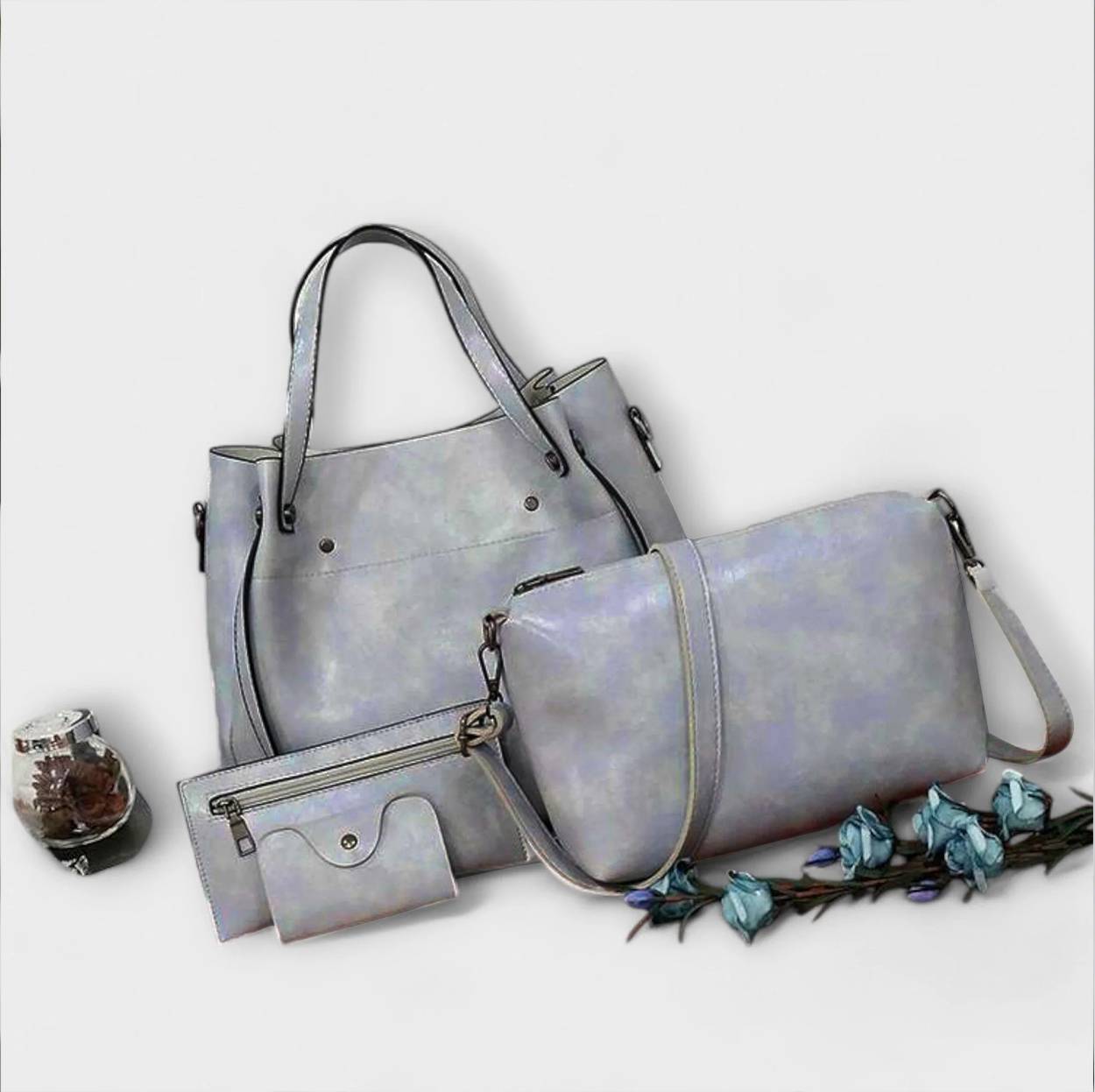 Aurellia. - 4-Piece Vintage Bag Set