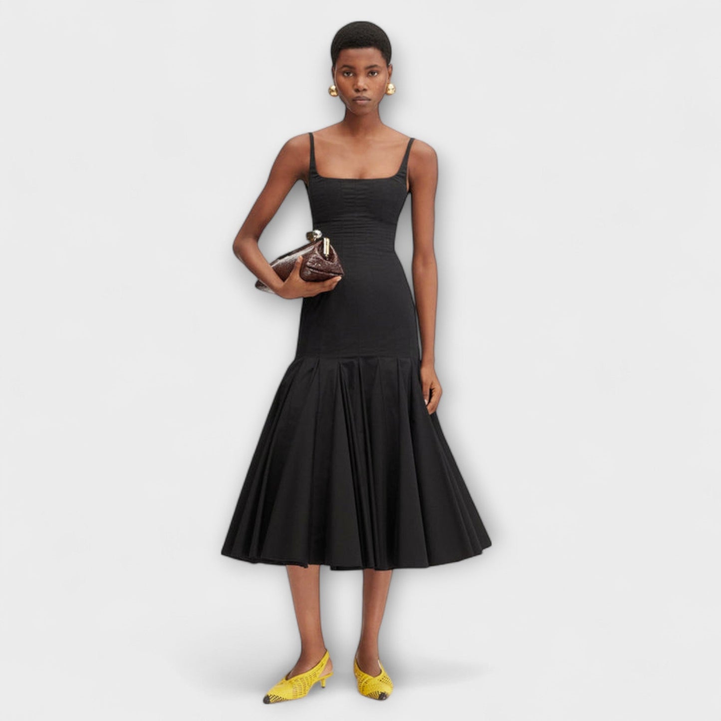 Cassie - Agave-Inspired Midi Dress