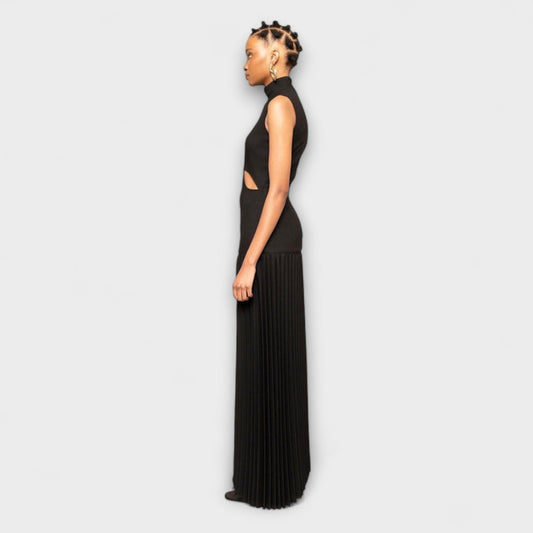 Kristen - Maxi Dress with Pleats and Cutouts