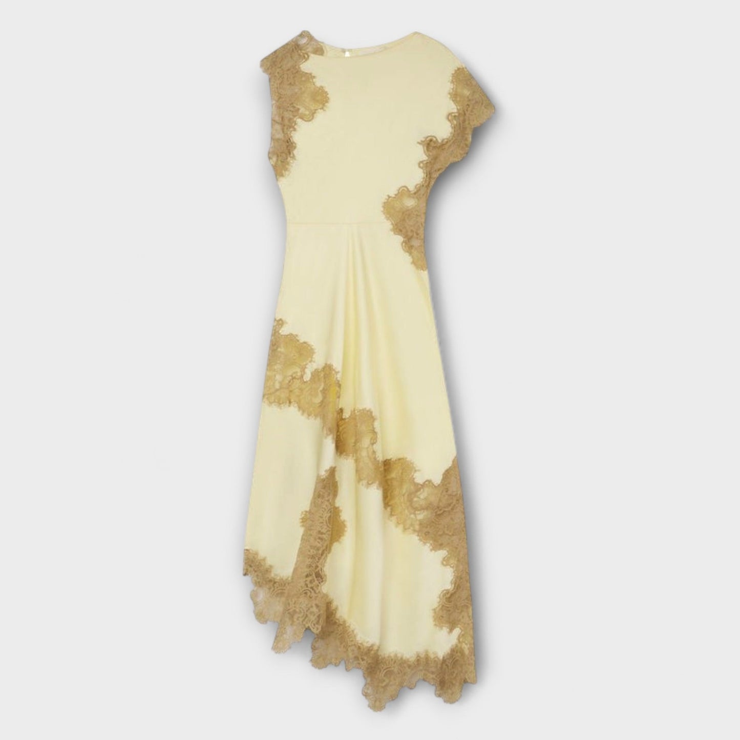 Margaret - Maxi Dress with Satin and Lace Accents