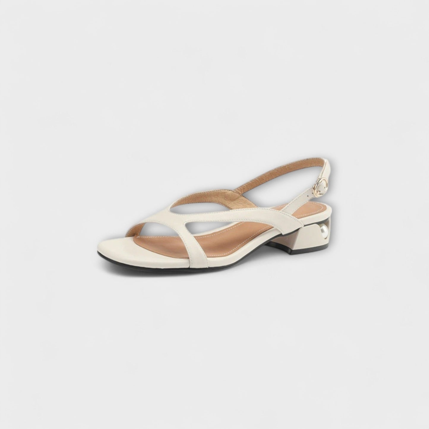 Evelyn - Elegant Flat Sandals Minna with Refined Finish