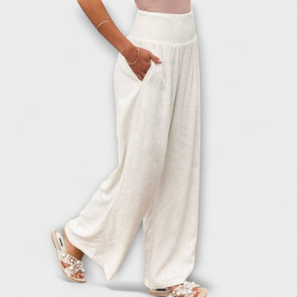 Thearya - Casual Wide Linen Pants