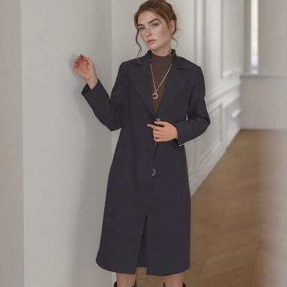 Lady Luxe™ Coat with Velvet Lining / A Refined Classic that Warms with Charm!