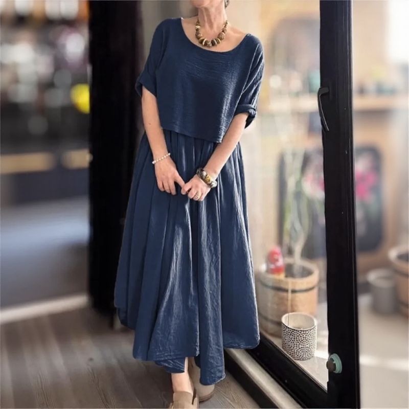 Morocco™ Cotton Linen Set with Layered Style / Two Pieces, Charm that Transcends Borders!