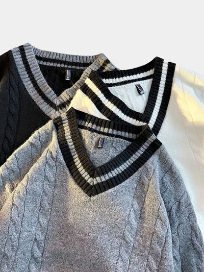 Minimalist V-Neck Sweater