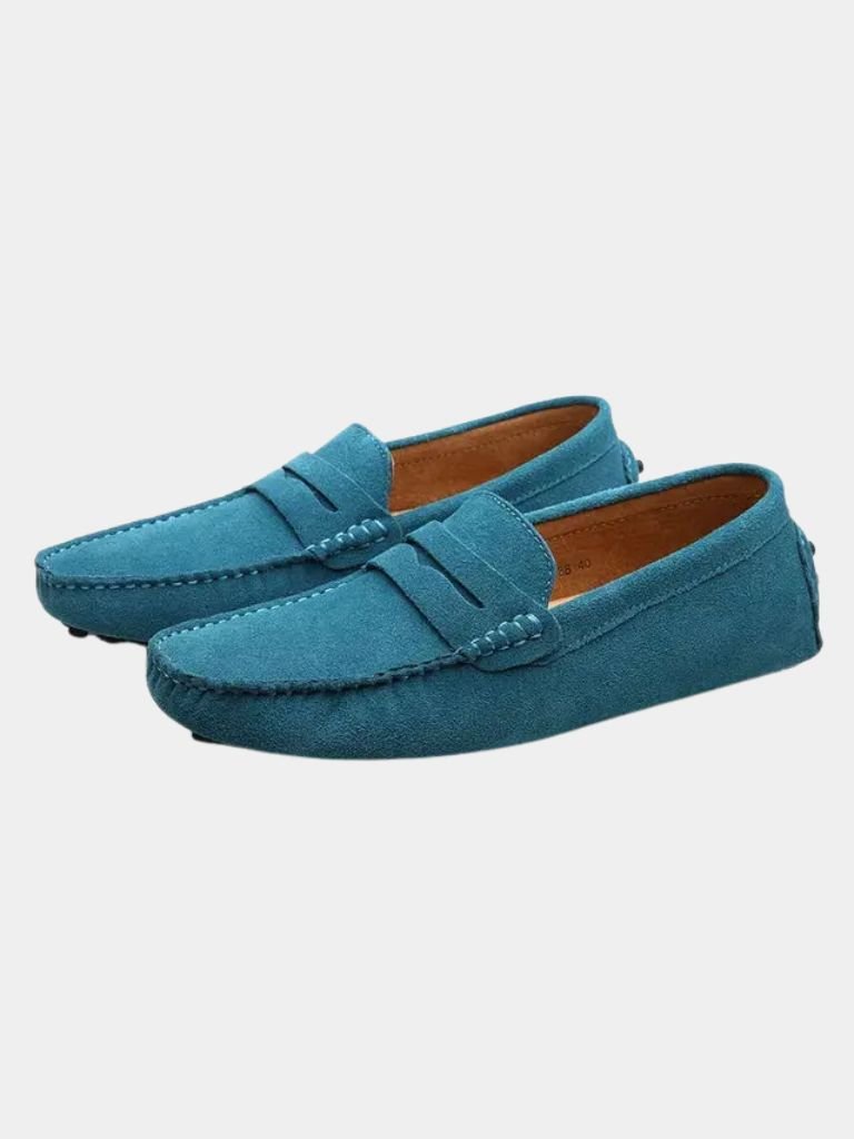 Suede Marina Loafers - Cross & Crown - Cross & Crown